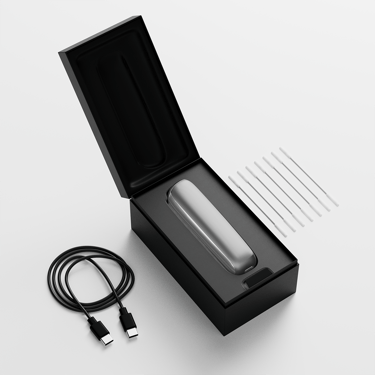 Ploom AURA open box showing the device