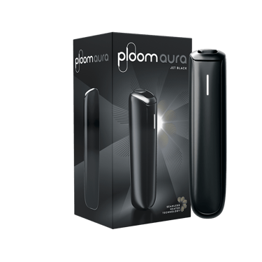 علبة Jet Black مع الجهاز Ploom AURA