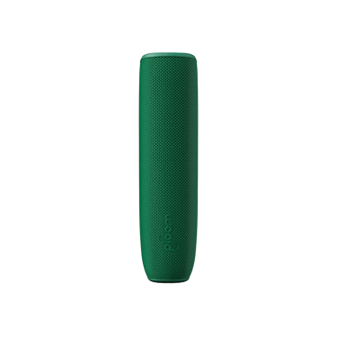 منظر أمامي لغطاء Ploom Aura الخلفي باللون الأخضر الأمازوني.