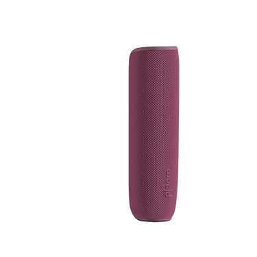 منظر جانبي أيمن لغطاء Ploom Aura الخلفي باللون الأوركيد الداكن.