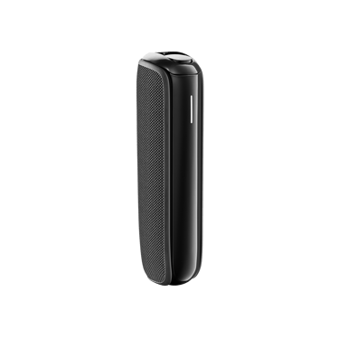 غطاء خلفي باللون الأسود الداكن على جهاز Ploom AURA.