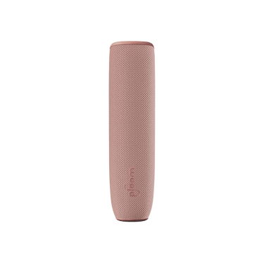 منظر أمامي لغطاء Ploom Aura الخلفي باللون الذهبي الوردي.