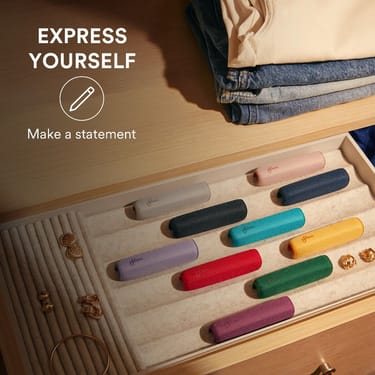 أغطية Ploom AURA الخلفية باللون الأسود الداكن، وخيارات ألوان أخرى.