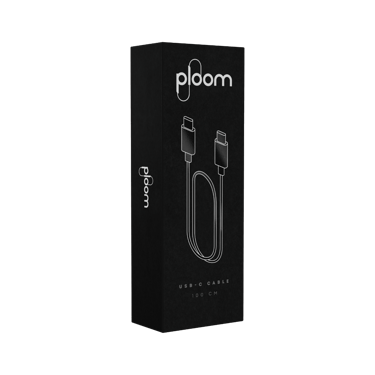 منظر أمامي لعبوة كابل شحن Ploom USB-C.