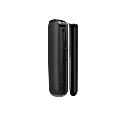 Jet Black Ploom Aura front panel side view, separated from device.