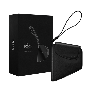 عبوة حقيبة Ploom AURA Duo باللون الأسود الداكن.