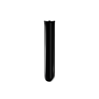Front-facing view of Ploom Aura front panel in Jet Black color.