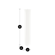 Ploom AURA Glacier White Front Panel shown with product dimensions: 9.65cm height x 3.30 cm width and 1.80 cm depth