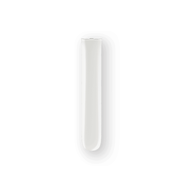 Front-facing view of Ploom Aura front panel in Glacier White color.