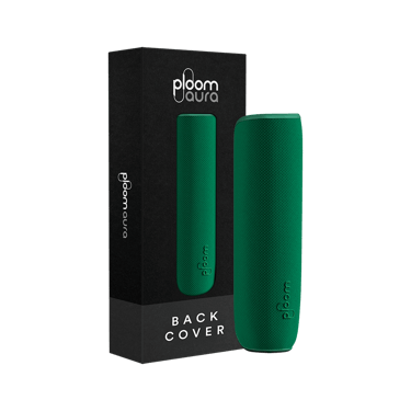 عبوة غطاء Ploom AURA الخلفي باللون الأخضر الأمازوني.