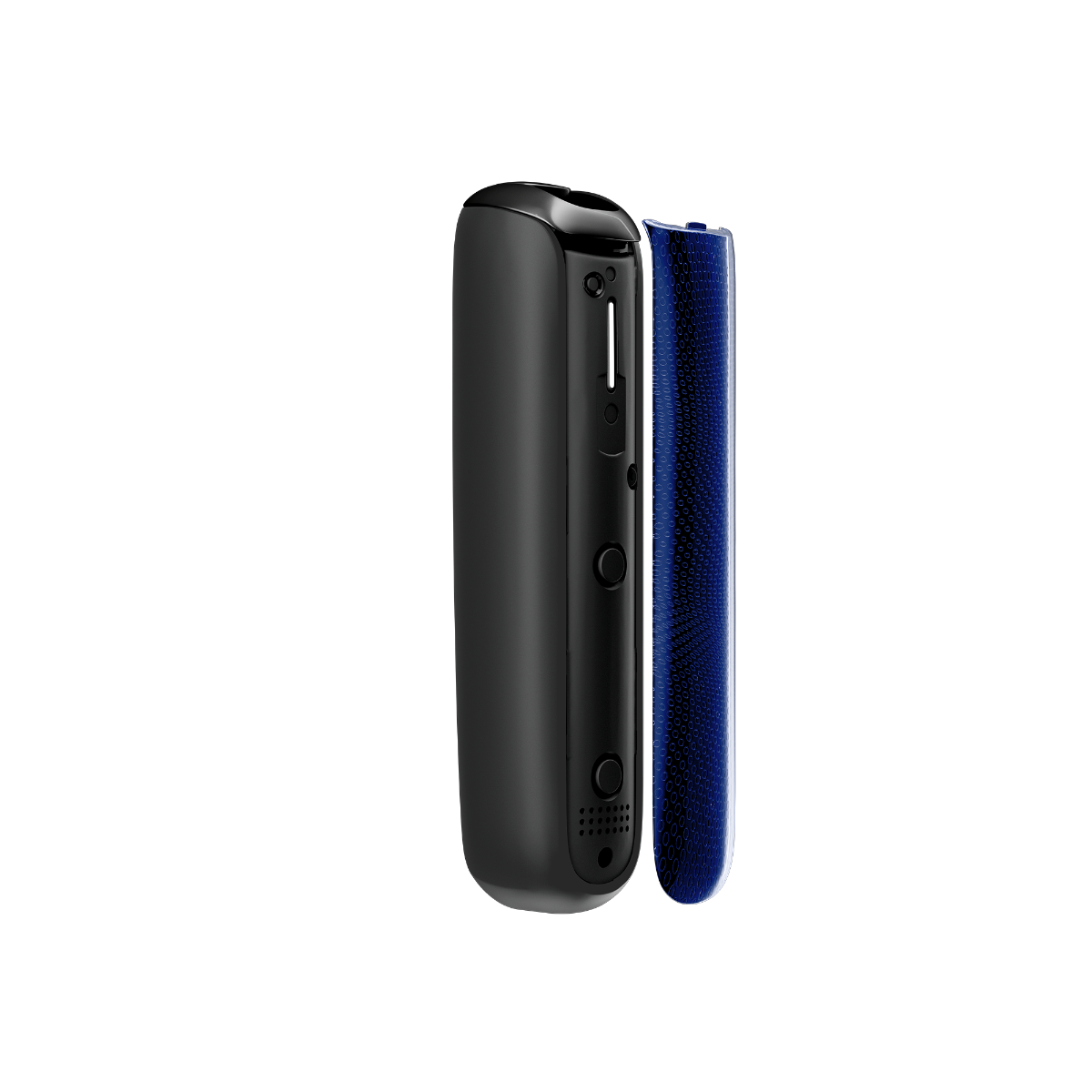 Ploom AURA Front Panel - Navy Blue Augmented Pattern