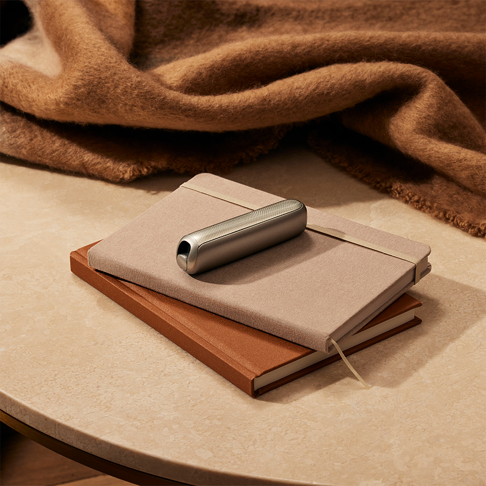 Ploom AURA Front Panel - Lunar Silver Augmented Pattern