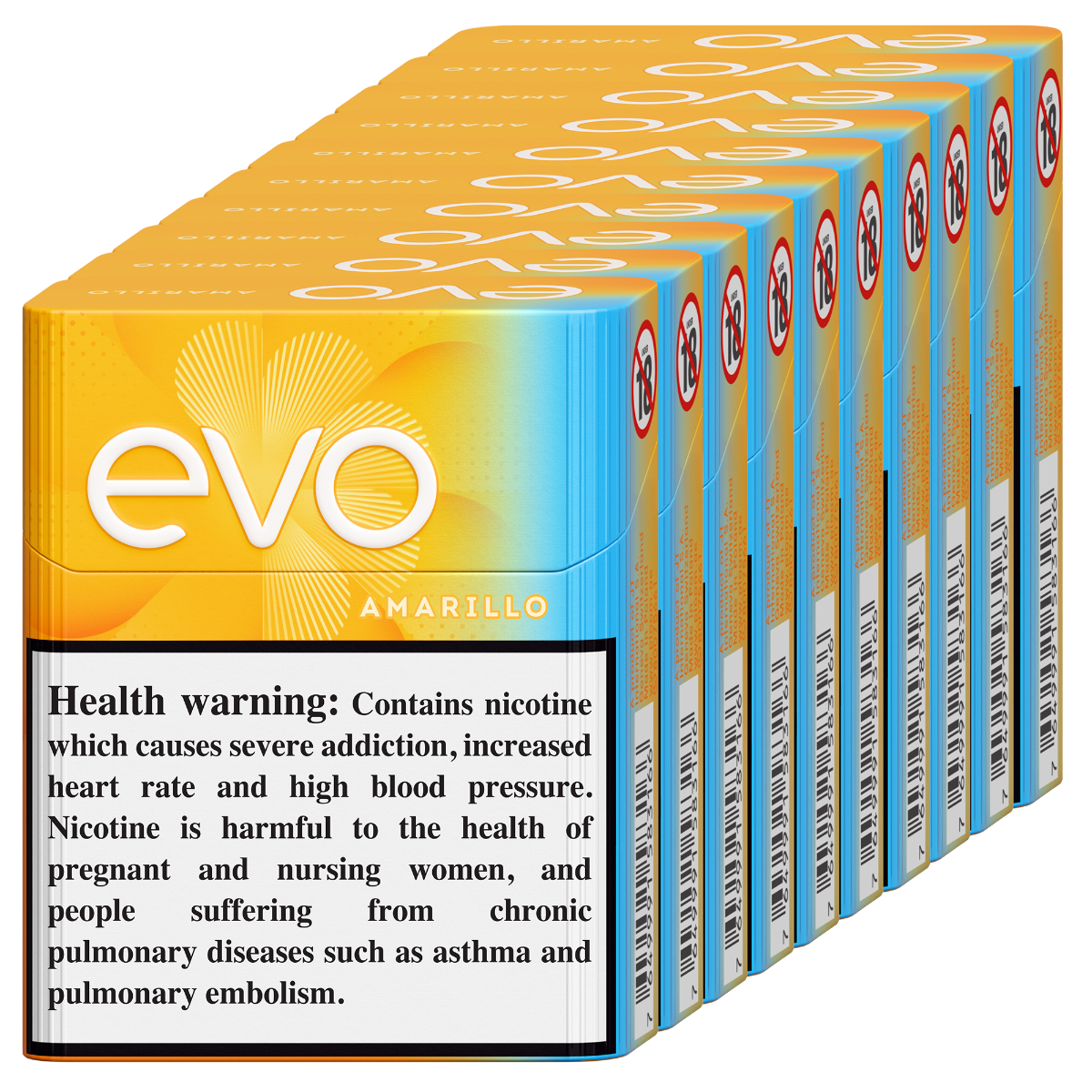 Image of EVO Amarillo Tobacco Sticks - 10 Packs