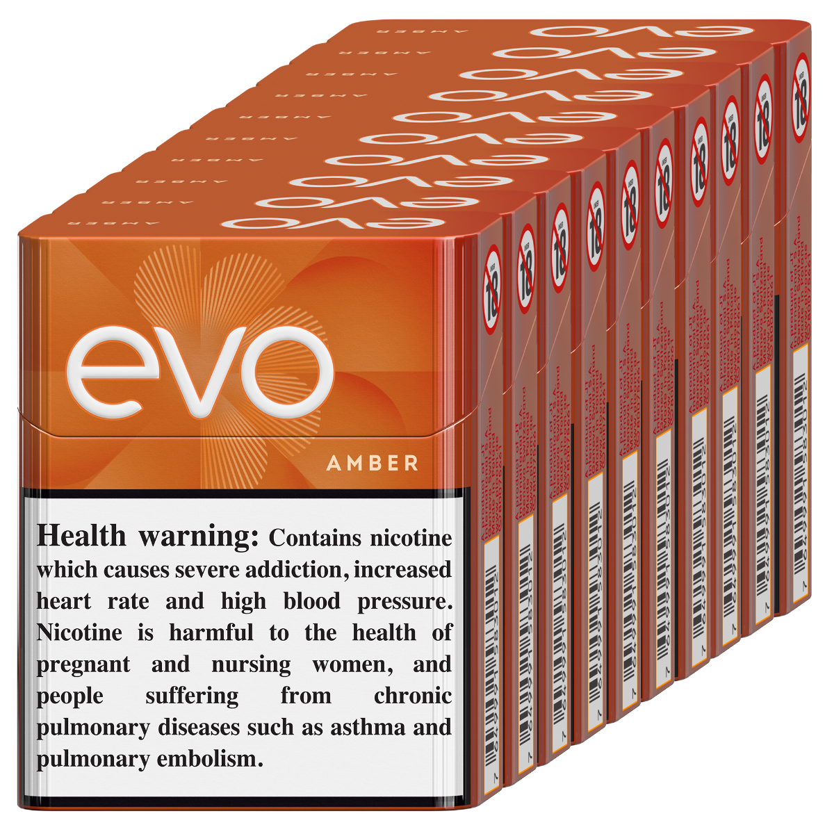 Image of EVO Amber Tobacco Sticks - 10 Packs
