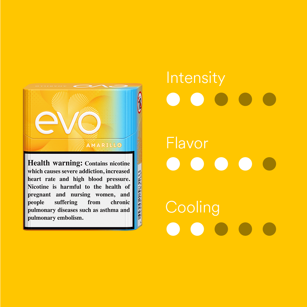 EVO Amarillo Tobacco Sticks - 10 Packs