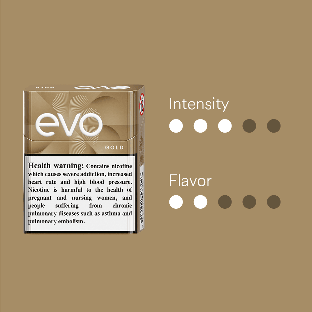 EVO Gold Tobacco Sticks - 10 Packs