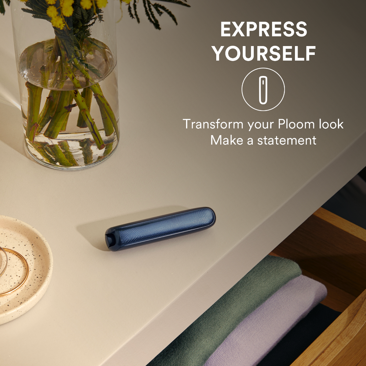 Ploom AURA Front Panel - Rose Gold Augmented Pattern
