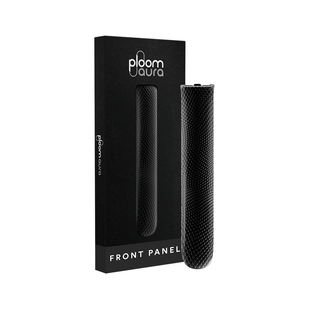 Image of Ploom AURA Front Panel - Jet Black Augmented Pattern