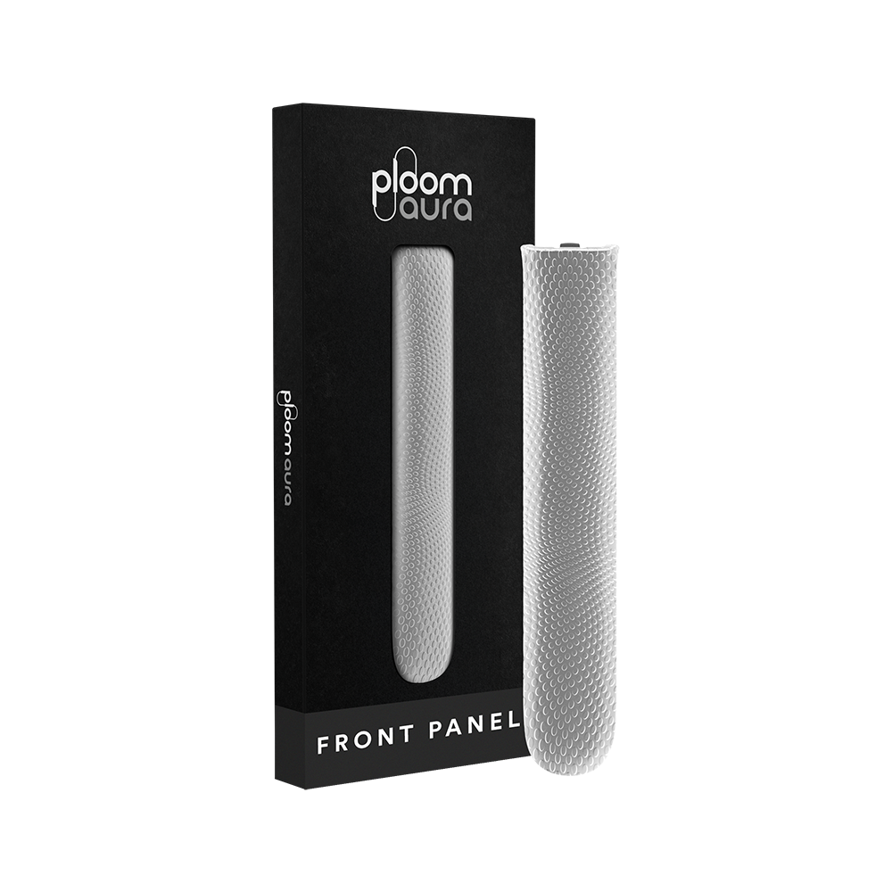 Image of Ploom AURA Front Panel - Lunar Silver Augmented Pattern