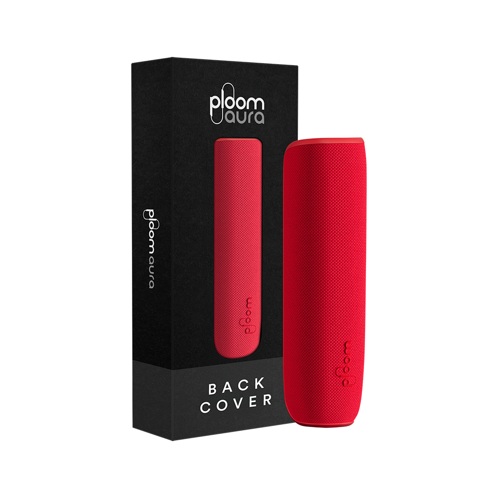 Image of Ploom AURA Fabric Back Cover - Lava Red